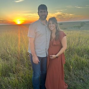 Baltic born katya dress - color rust. Worn 1X. No alterations.